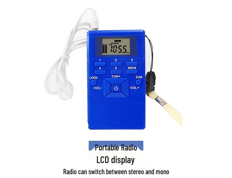 Digital Display Dual Channel Single Band Mini Conference Radio