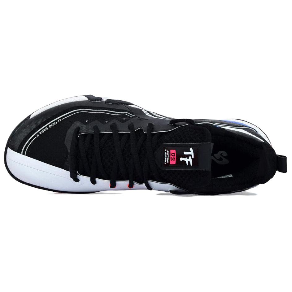 Li Ning Saga Pro 2 Pro Comfortable Mid top Badminton Shoes Unisex Black AYAT003-1