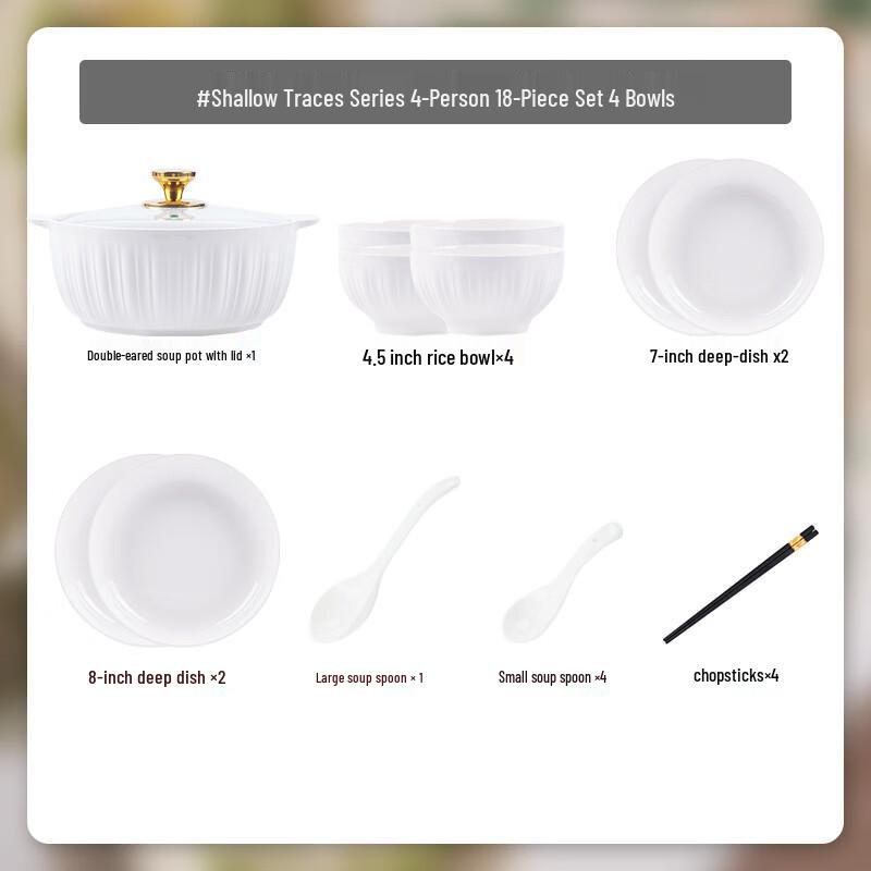 Handton Nordic Bone China Dinnerware Set
