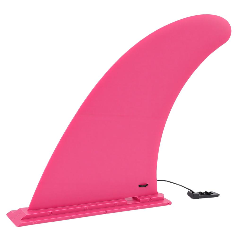 Pinna Tavola da Surf 9 Pollici Staccabile Facile da Infilare in Nylon Pinna Sostitutiva per Tavola da Stand Up Paddle Longboard Rosata