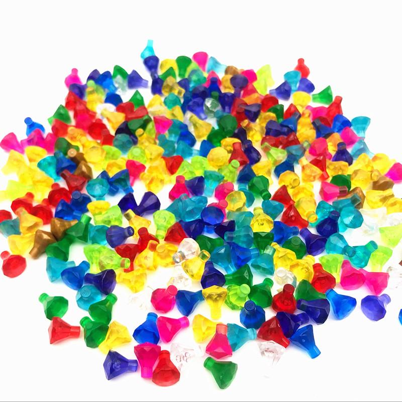 50pcs Cash Dollar Bill City Accessories Building Blocks Euro Military Printed Tile MOC Brick Toy For Children Compatible Friends