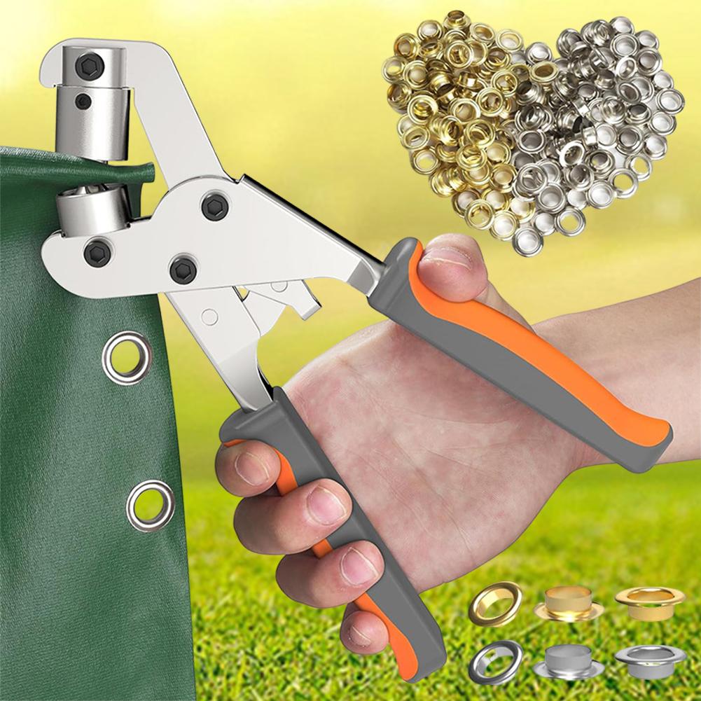 Szczypce do oczek 10,5 mm z oczkami Ręczna prasa Szczypce do oczek Ręczny dziurkacz Narzędzie do oczek do plandek tkanin