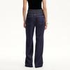 VEROMODA Straight-Leg Jeans with Metal Chain & Contrast Stitching