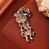 1pc Halloween Pumpkin Scarecrow Brooch for Men And Women - Exquisite Vintage Fantasy Funny Wizard Hat Pumpkin Head  Pin