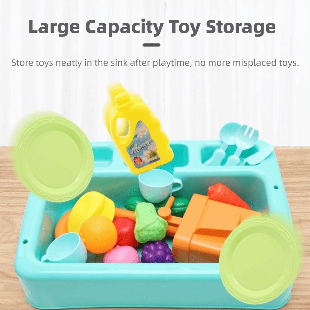 Zestaw Trwały Zlew Zabawkowy Interaktywna Zabawka Symulacyjna Kuchnia Wysokiej Jakości Zabawka Zmywarka Dzieci