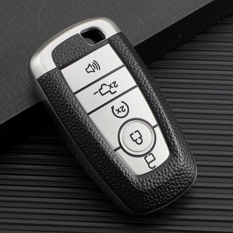 Premium Ford Key Case: Fits Edge, Explorer, Evos, Mondeo Models for Men and Women