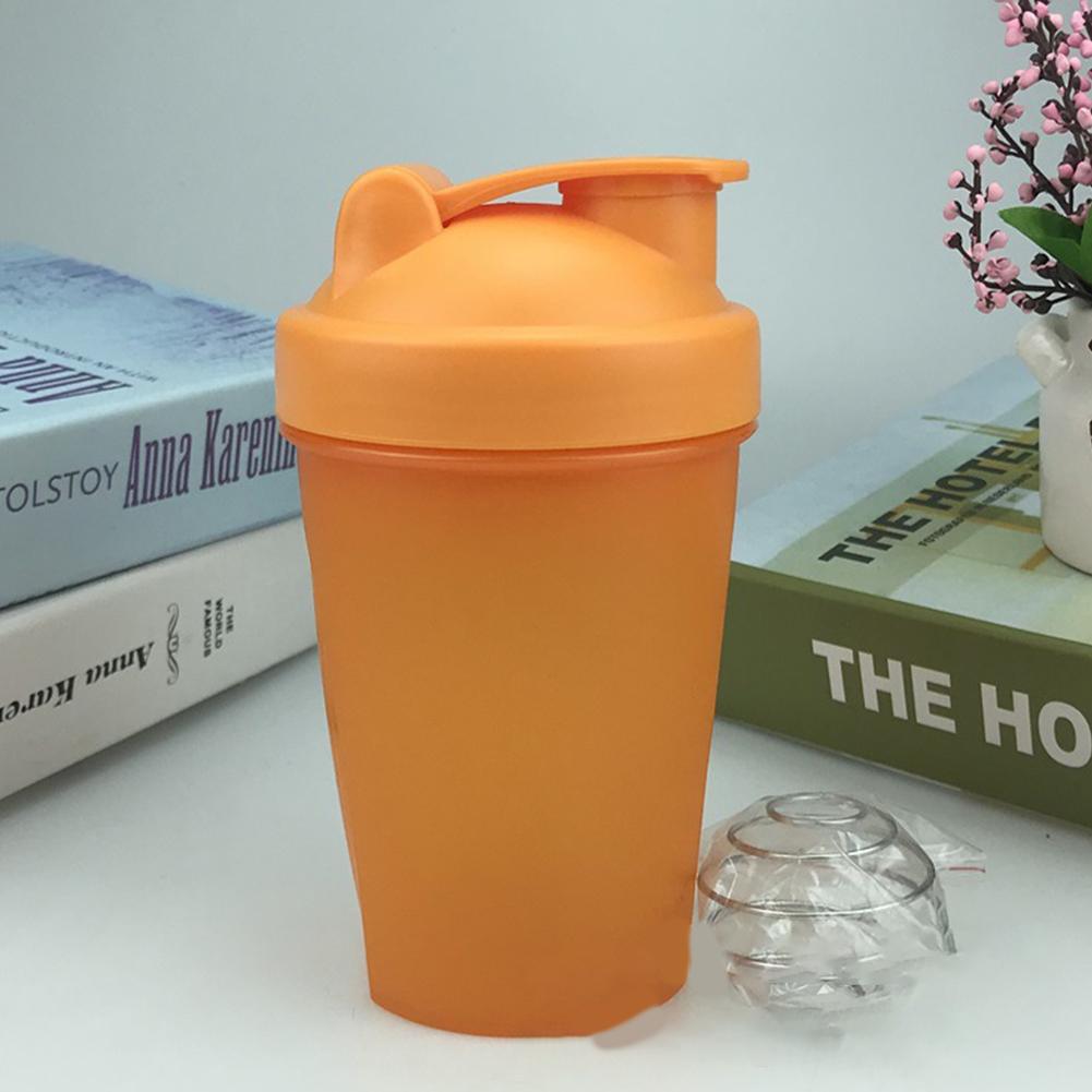 400ML Water Cup Sport Outdoor Bottle Cup Colorful Albumen Powder Stirring Cup Gift Kettle