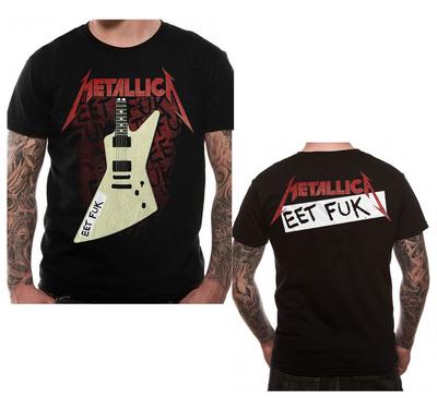 T-shirt Metallica Eet Fuk Ufficiale Nuova Nera