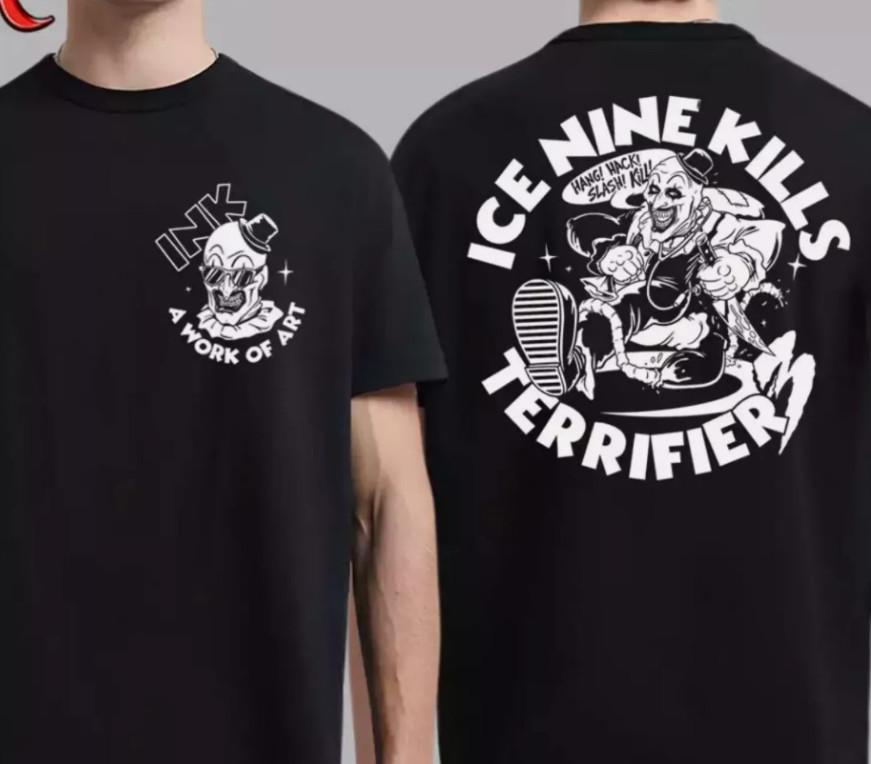 Ice Nine Kills 3 A Work Of Art Hang Hack Slash Kill 2024 Tshirt size S5XL Unisex T-Shirt L