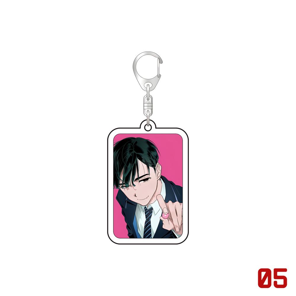 Acrylic Key Chain For Anime Popular Alien Stage Chibis Accessories Bag Luka Ivan Till Mizi Hyuna Sua Keyrings Jewelry Fans Gifts