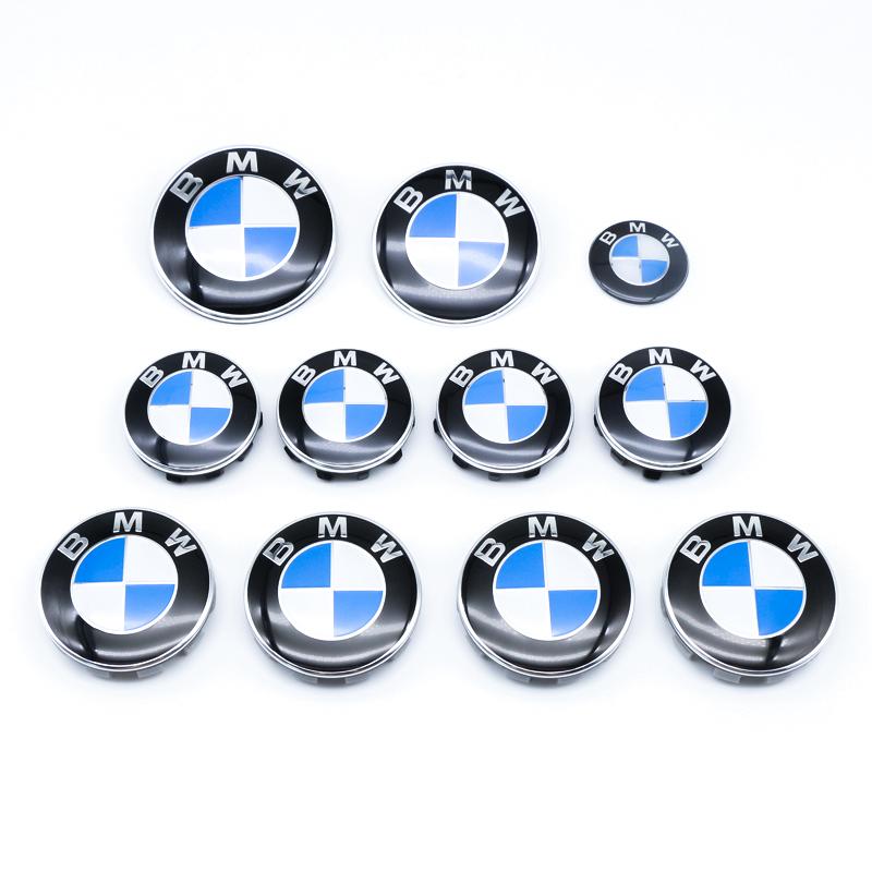 BBKD8 7PCS BMW Car Hood Front Rear Trunk Emblem Classic Blue White Badge For BMW E93 E87 G01 G20 X3 X5 F30 F20 E36 E46 E53 E90