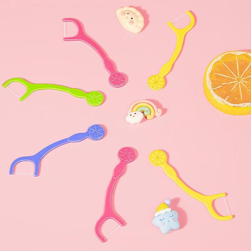 FAWNMUM Kids Dental Floss Sticks