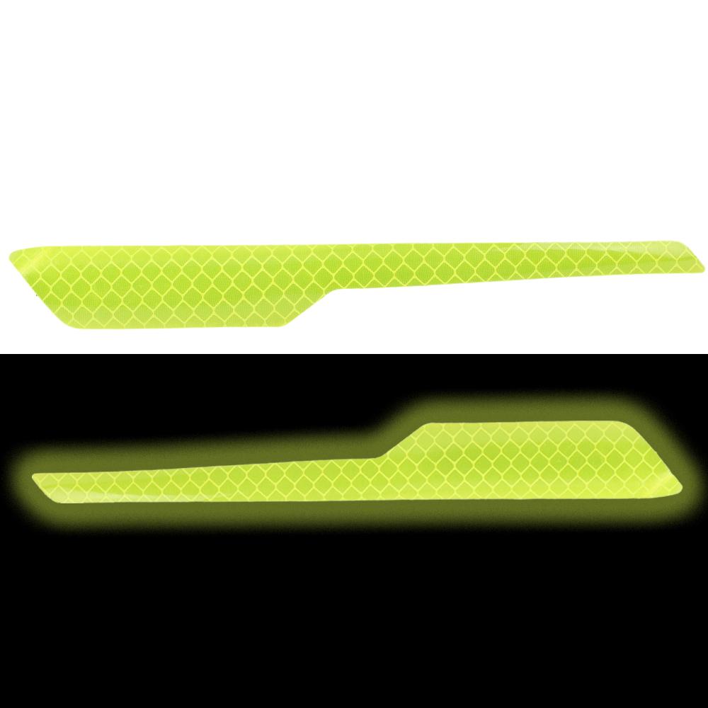 Car Reflective Warning Stickers Auto Front Rear Bumpers Reflective Strips Motorcycle Helmet Warning Decal Door Opening Reflector