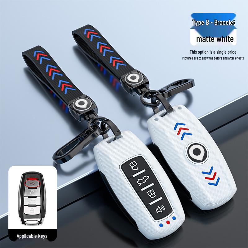 19-21 New Great Wall Cannon Key Fob Cover: Premium Metal Shell, Fits 2.0T Pickup, Personalized Design