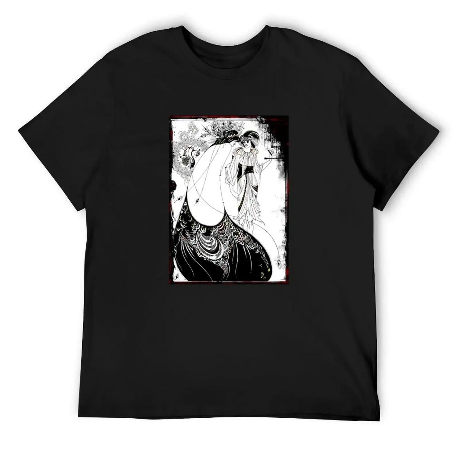 

Nouveau Woman in Peacock Skirt T-Shirt blacks custom t-shirts vintage t shirts big and tall t shirts for men S чёрный