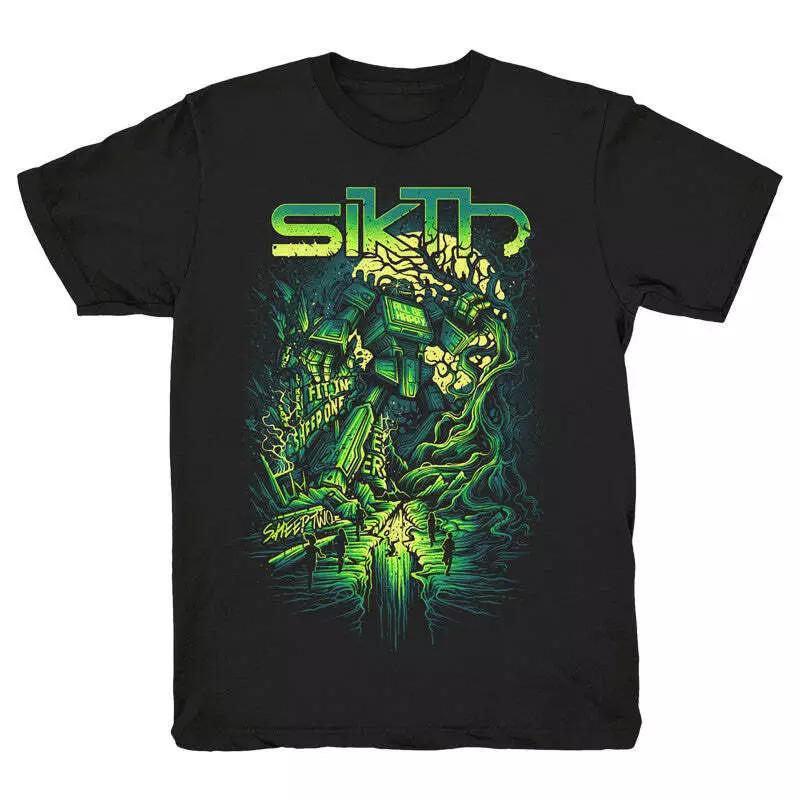 

SikTh - Pussyfoot Shirt, metal band T-Shirt Tops Tee, cotton shirt 3XL