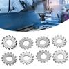 8Pcs Gear Cutter High Speed Steel Cutting Tool Industrial Supplies M1.5 20 degrees  5mm 6mm