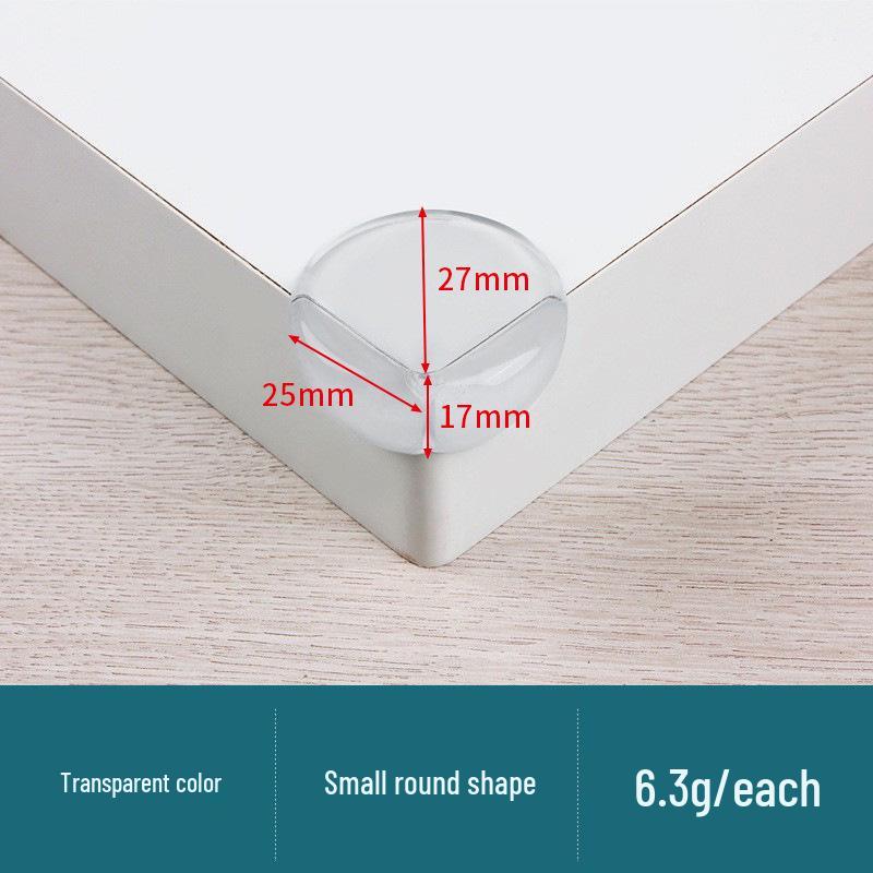 Silicone Soft Anti-Collision Corner Protector for Glass Tables - Thickened T-Shaped Right Angle Cover for Children