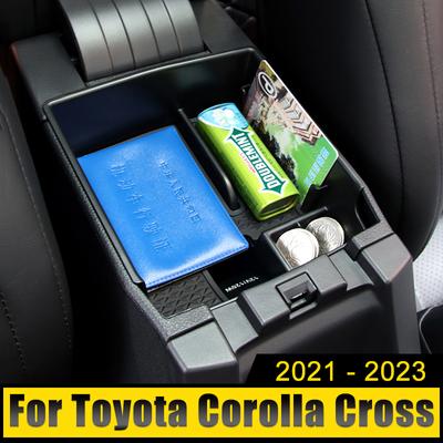 Für Toyota Corolla Cross XG10 2024 2024 2024 Auto Central Console Armlehne Box Aufbewahrungsbehälter Organizer Ablagefach Zubehör