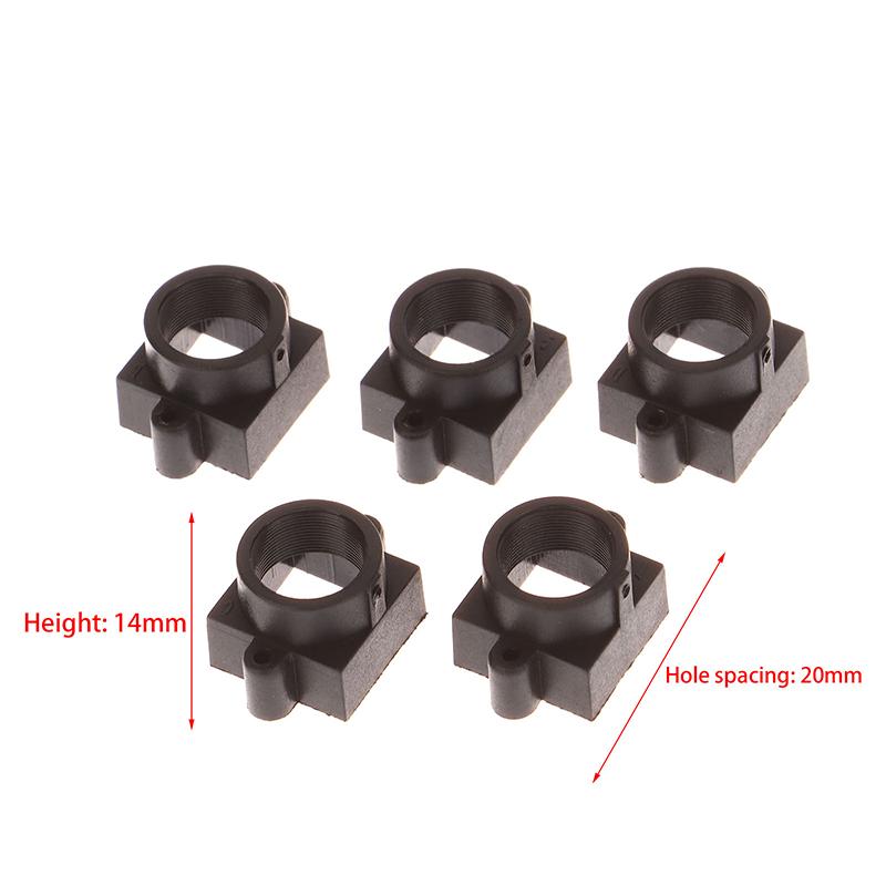 

5pcs M12 Lens Holder 20mm Mounting Hole Spacing 7mm 10mm 14mm 16mm Height Plastic Lens Holder
