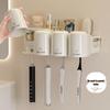 Wall-Mounted Toothbrush Holder & Cup Set