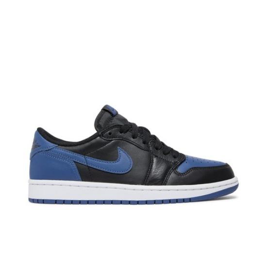 Women's Air Jordan 1 Retro Low-top OG Mystic Navy Black Blue CZ0775-041