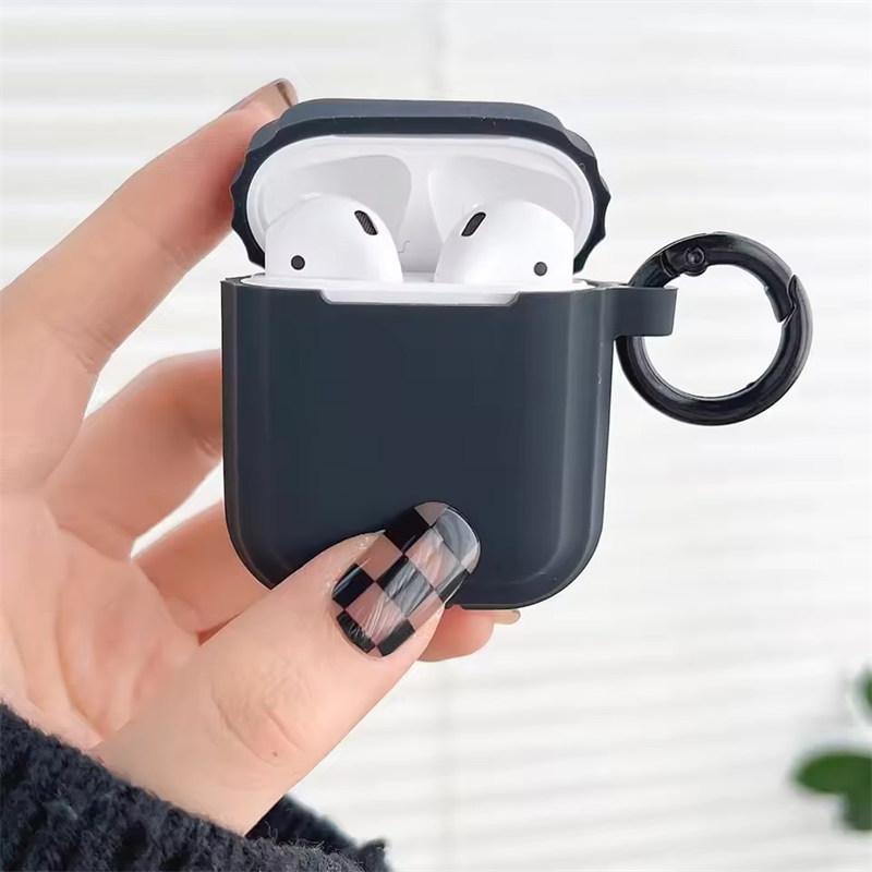 Jednoduché měkké tekuté silikonové pouzdro pro AirPods 4 3 bezdrátová Bluetooth sluchátka ochranný kryt pro Apple airpods Pro3 2 1 Funda