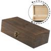 Manual Polishing Storage Box Metal Buckle Rectangular 1PCS
