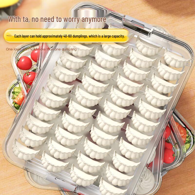 Jia Bang Shou 3-Layer Multi-function Dumpling Storage Box