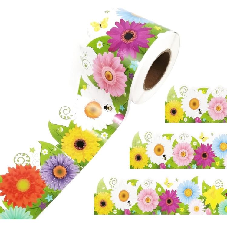 Decorations for School Bulletin Board Border Wall Locker Decoration Bulletin Board Border Flower Scalloped Border Trim