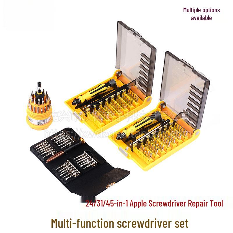 Magnetic Multi-Functional Screwdriver Set: 12/24/31/45/115-in-1 Bit Holder for DIY Electronic Disassembly