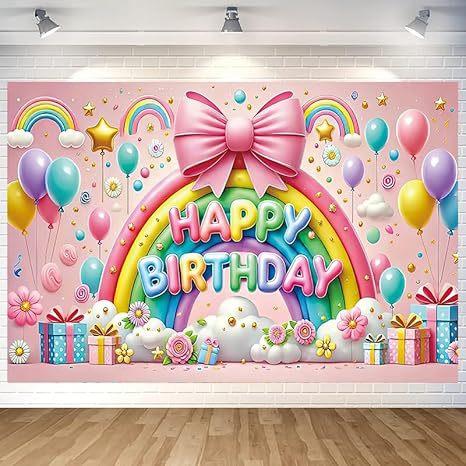 Birthday Party Background Event Decorative Banner Background Indoor and Outdoor Photography Photography Background