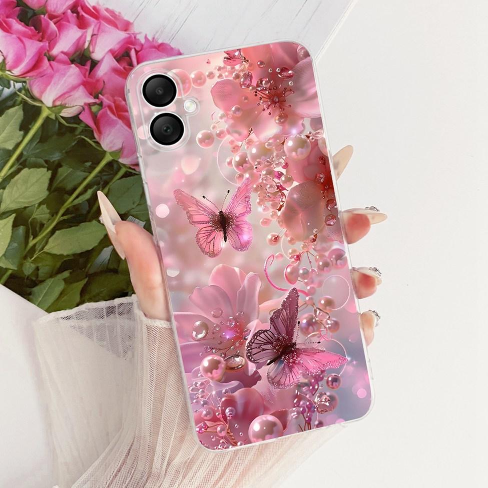 Clear Cover For Samsung Galaxy A06 4G Case Cute Cat Fashion Cool 2D Painted Casing For Samsung A06 4G SM-A065F SM-A065M