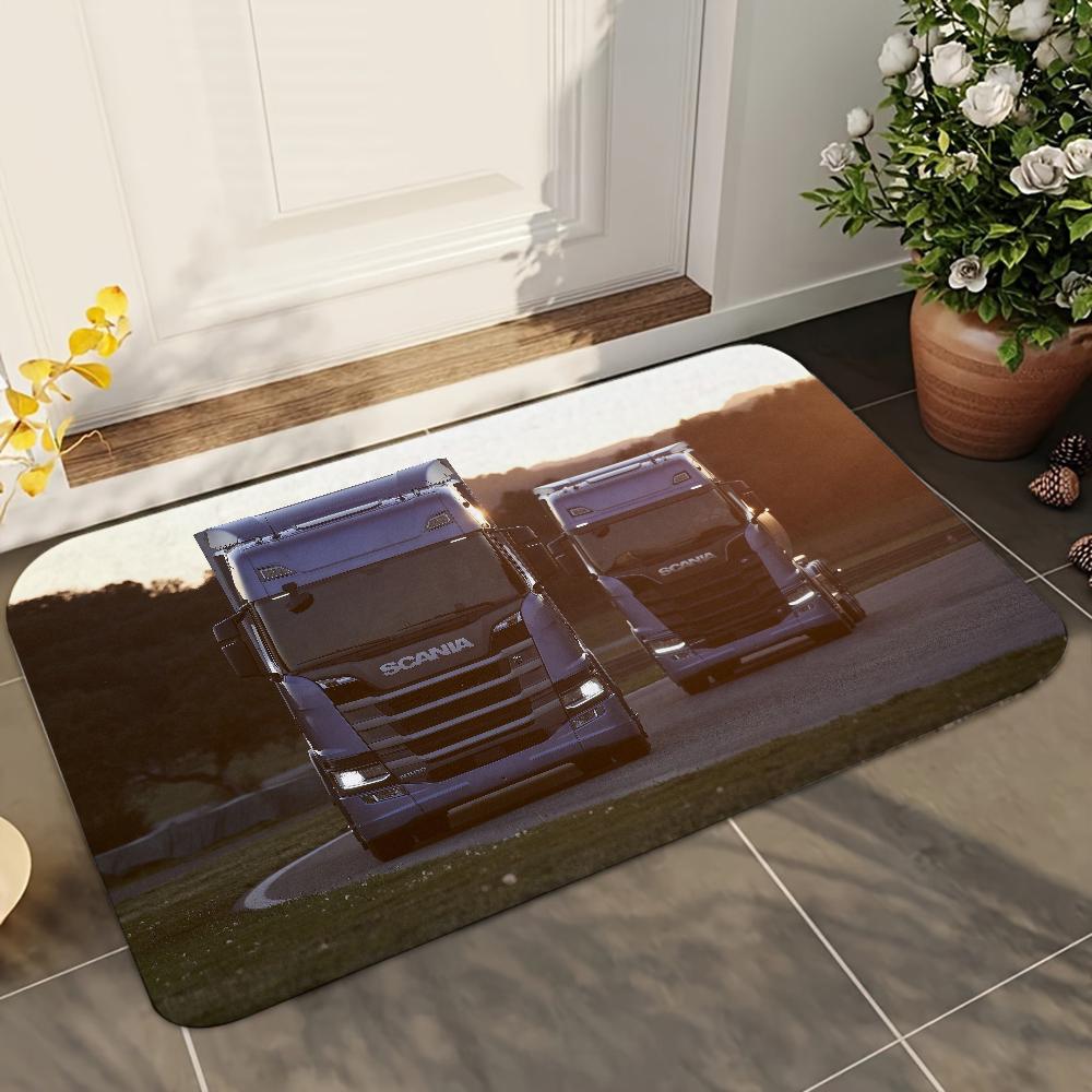 1 Stück Erstklassiger LKW S-Scania Badezimmer Saugmatten Rutschfeste Matten Heimdekorationszubehör Teppiche Heimküche Bodenmatten