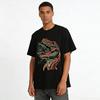 Vintage Roaring T-Rex Print Trendy Casual Short Sleeve T-Shirt Pure cotton T-shirt