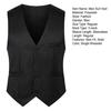 Einfache Einfarbige Männer Anzug Weste Slim Fit V-ausschnitt Ärmellose Einreiher Freizeit Party Bar Bankett Kleid Weste Arbeitskleidung