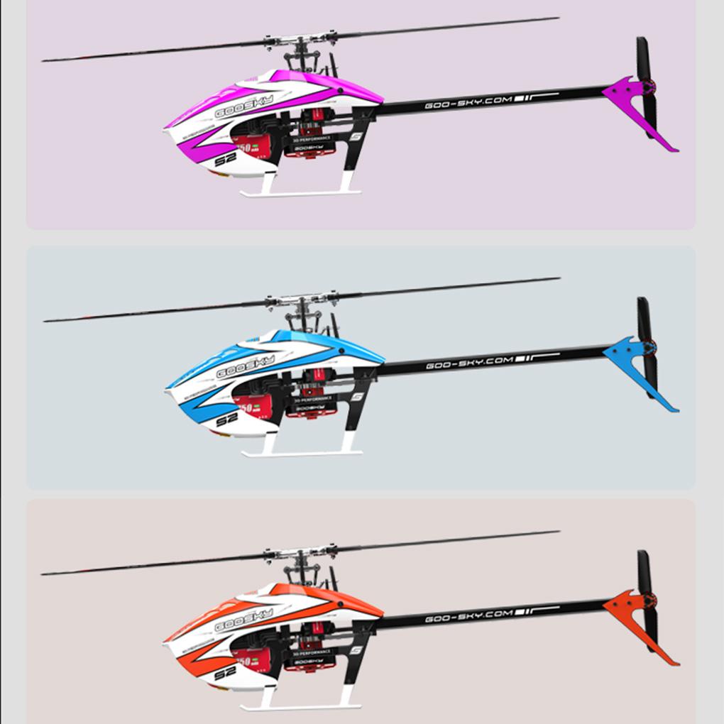 2025 New Goosky S2 Max BNF/RTF 6channel 3D Stunt Double Brushless Motor Direct Drive Motor Flybarless Direct-drive Rc Helicopter