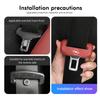 BBGM8 For Opel Car Seat Belt Buckle Plug Leather Protective Cover Meriva Mokka Grandland Vectra Zafira Vivaro Antara
