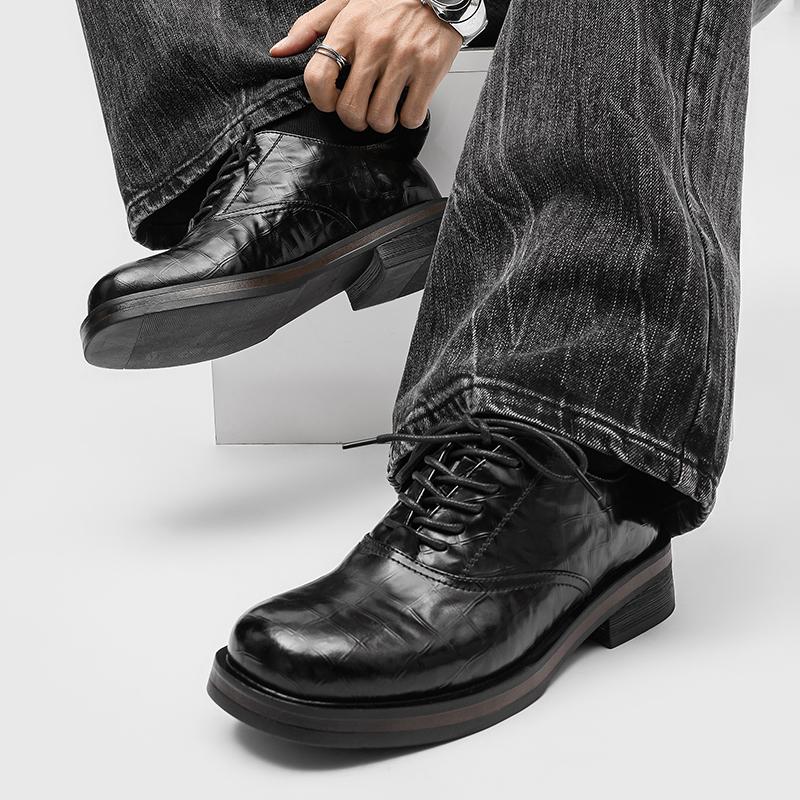 Fashion Casual Men's Leather Shoes Classic Business Style Party and Work Outdoor Fashion Street High Quality Luxury Suit Shoes Hot