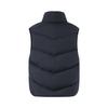 Li Ning Sports Trend Series Cold Resistant Casual Versatile Solid Color Stand Collar Sleeveless Winter Vest Men vest Black AMRU004-3