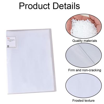 A3 30 Pages Painting Storage Waterproof Cover Photo Storage Bag Information Booklet File Inset Folders Diamond