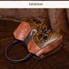 2025 Vintage Shoulder Crossbody Bags for Women Splicing Literary Embossed Handbag For Ladies Gift Purse PU Leather Women Bags