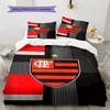 Flamengo Pattern Bedding Set Quilt Cover Pillowcase Home Decor Gift (1 * Duvet Cover + 2 * Pillowcase, Without Core)