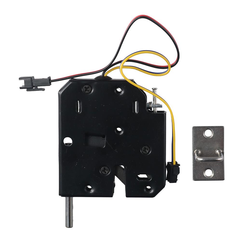

Black Mini Electric Bolt Lock DC 12V Electric Latch Lock Remote Locks Solenoid Door Lock