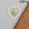 10pcs Embroidered Cute Flower Heart Patches Applique for Backpack Shoes Hats Scrapbooking Decoration DIY Sewing Accessories