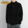 JEEP Men's Mock Neck Knit Sweater