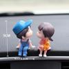 Niedliche Cartoon-Pärchen-Actionfiguren, Ballon-Ornament, Auto-Innenausstattung, Armaturenbrett für Autozubehör