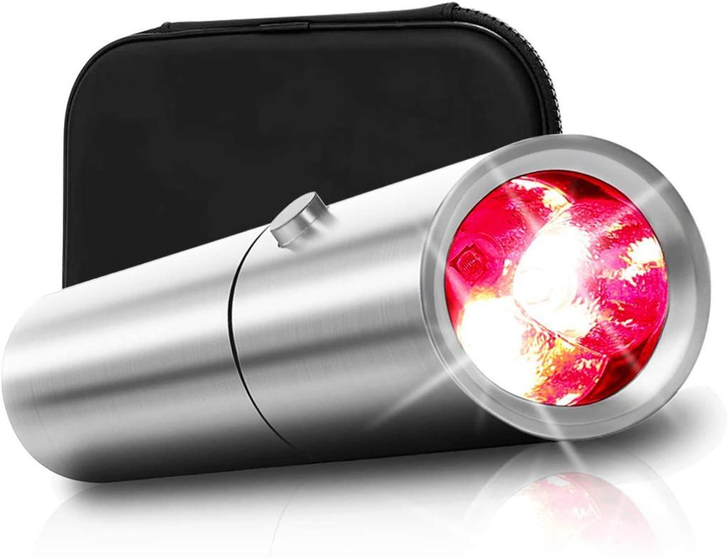 Portable Infrared Therapy Lamp Flashlight with 3 To 5 Red Light Options