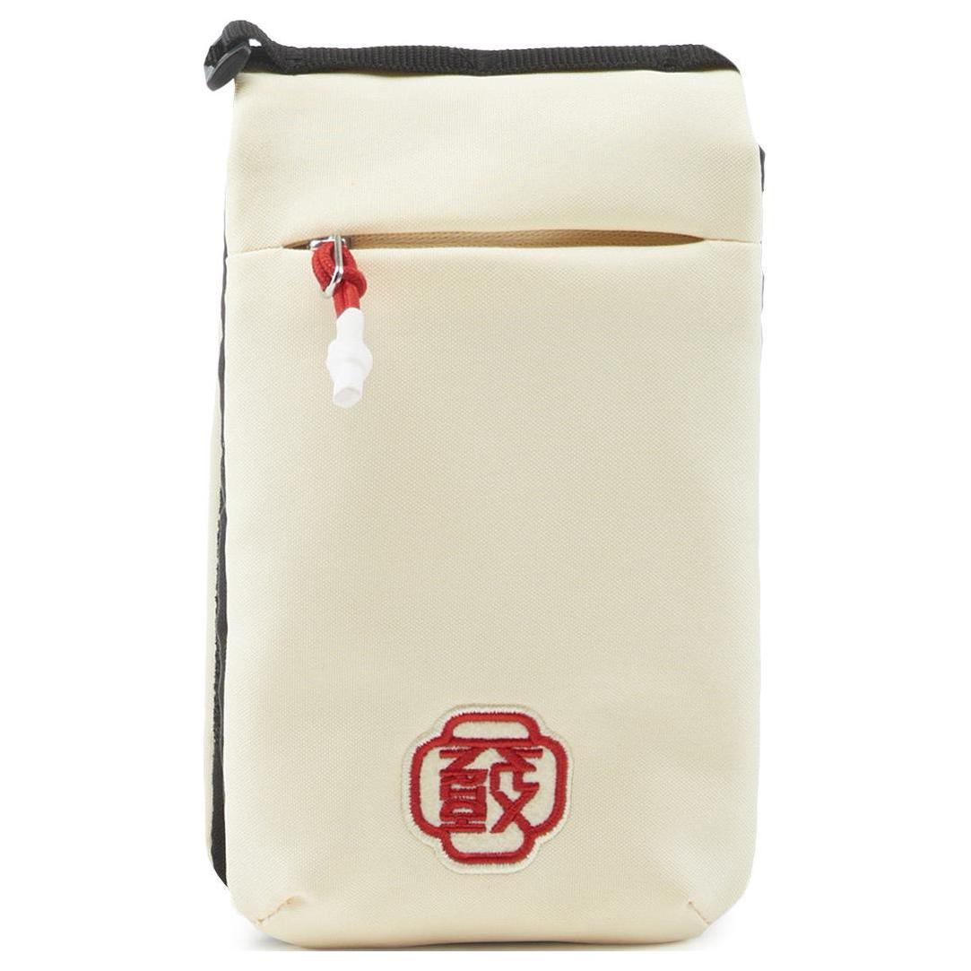 

New LiNing Rijin Doujin Collection Polyester Shoulder Bag, Crossbody Bag, Cell Phone Pouch Unisex Ecru ABDV021-3 10.9*2.5*18.0CM