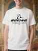 Boeing Dreamlin Graphic Tshirt - White Crew Neck Tee With...